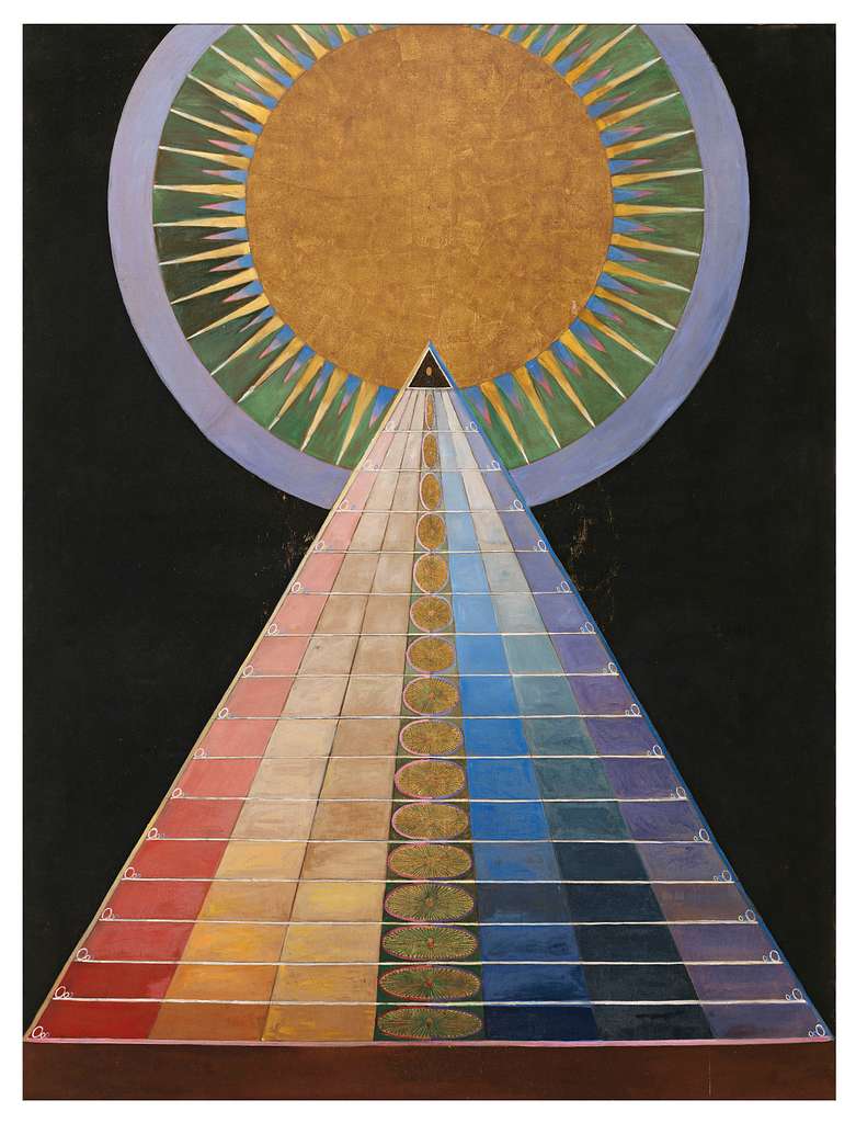 Hilma af Klint’s Altarpiece No. 1 from Group X (1915), a significant part of her larger Paintings for the Temple series.