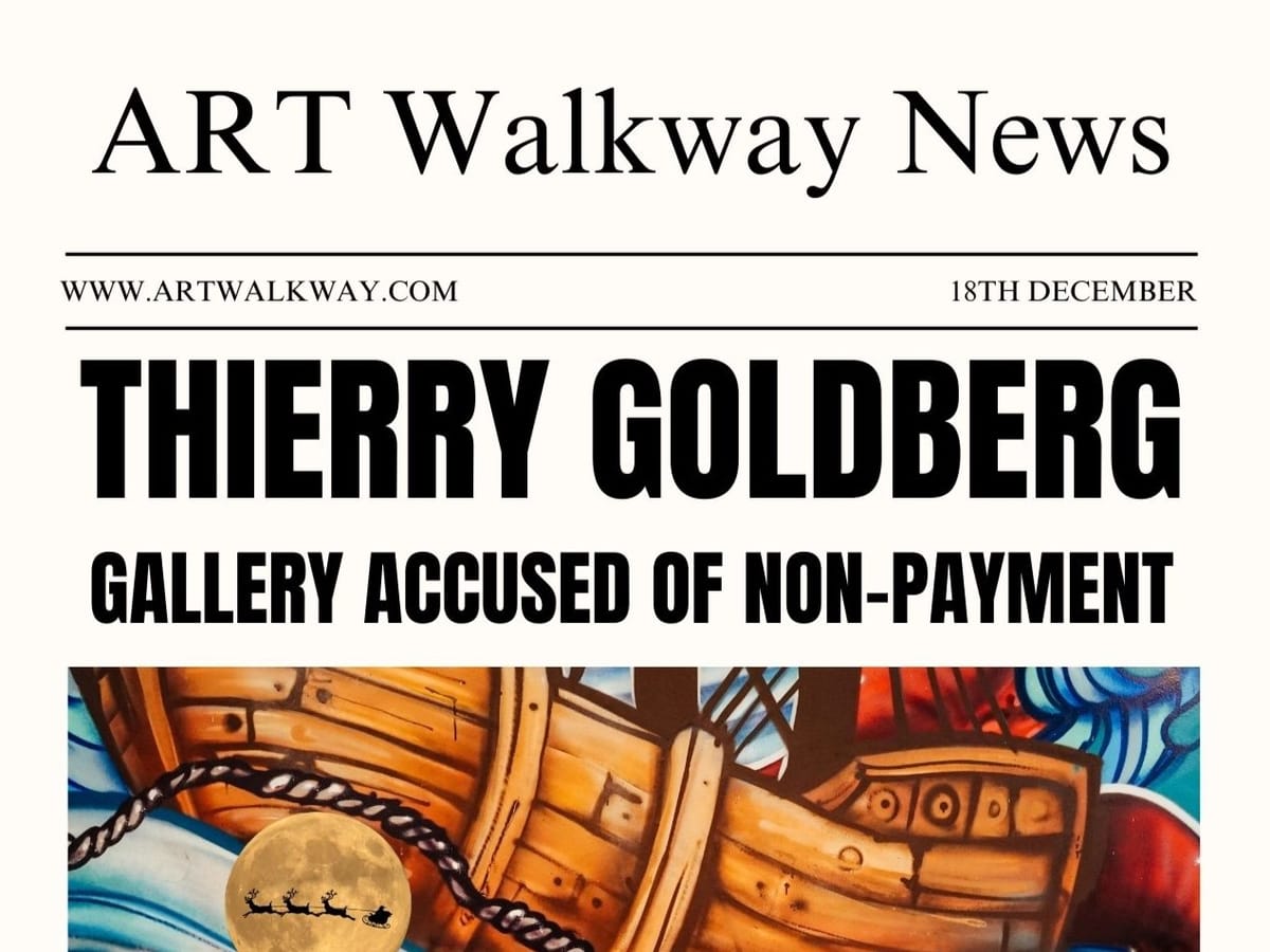 Thierry Goldberg Gallery Accused of Non-Payment