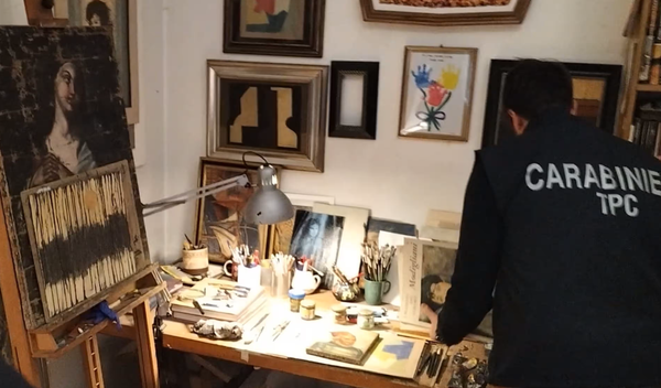 Italian authorities seize fake artworks, including pieces attributed to Picasso, Rembrandt, and Warhol.